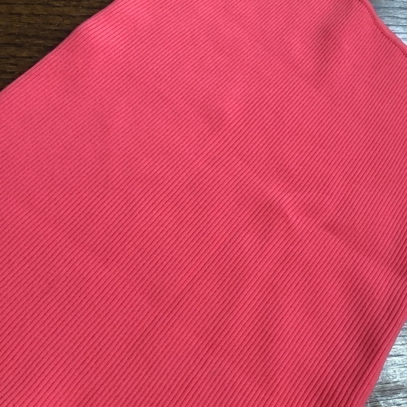 Bershka Ribbed Stretch Color Block One-Shoulder Cut-Out Bodycon Dress - Picture 3 of 5